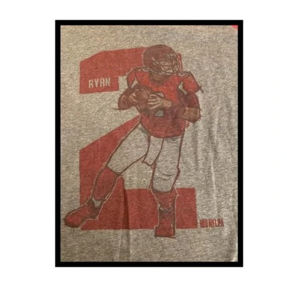 *FREE w/$15 Purchase - EUC Matt Ryan Raglan T-shirt - Picture 3 of 3